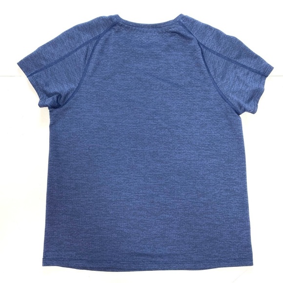 OUTDOOR Voices All Day Short Sleeve Crew Neck Workout T-Shirt in Blue Size S - Picture 8 of 8